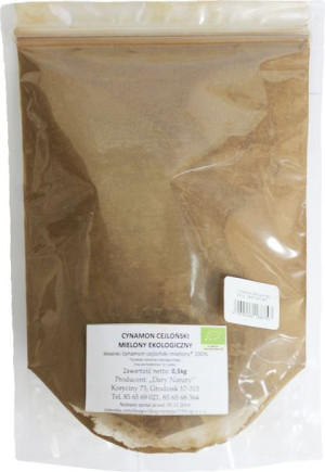 Cynamon Cejloński Mielony Bio 500 G - Horeca