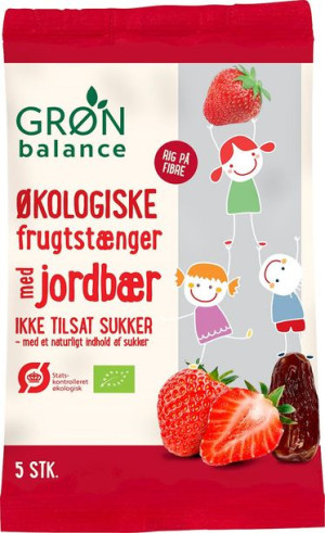 Przekąski Dla Dzieci Truskawkowe Bio (5 X 20 G) 100 G - Gron Balance