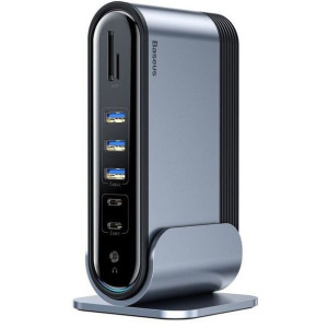 Baseus HUB multifunkcyjna stacja 16w1 Typ C na 3xUSB 3.0 + 2xUSB 2.0 + Tipo