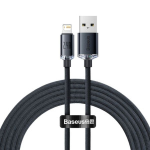 Baseus kabel USB do Apple Lightning 8-pin 2,4A Crystal Shine CAJY000101 2m
