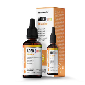 Witamina Adek Junior Dla Dzieci W Kroplach (300 Mcg+10 Mcg+4 Mg+20 Mcg)