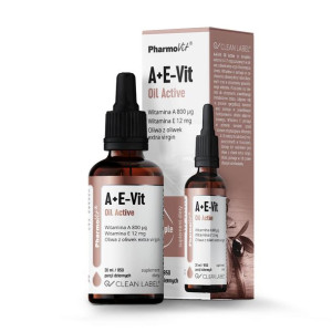 Witamina A + E W Kroplach (800 Mcg + 12 Mg) Bezglutenowe 30 Ml