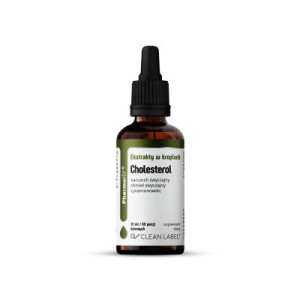Ekstrakty W Kroplach Na Prawidłowy Poziom Cholesterolu Bezglutenowe 30 Ml