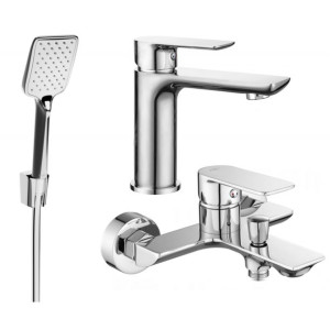 Mexen Alfa R62 zestaw wannowy, chrom - 745703R62-00