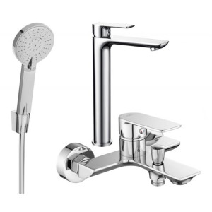 Mexen Alfa R40 zestaw wannowy, chrom - 745713R40-00