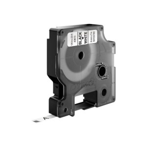 Taśma barwiąca DYMO D1 - 6mm x 7m czarny/biały S0720780