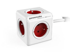 Przedłużacz allocacoc PowerCube Extended 2300RD/FREXPC (1,5m  kolor czerwon