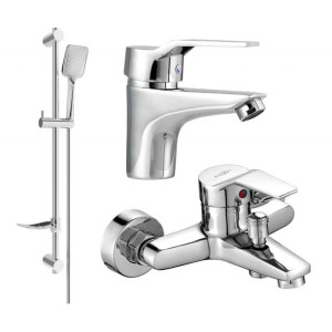 Mexen Caro DF62 zestaw wannowy, chrom - 746603DF62-00
