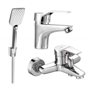 Mexen Caro R62 zestaw wannowy, chrom - 746603R62-00