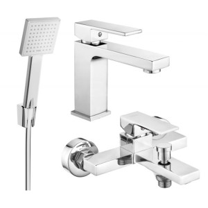 Mexen Uno R45 zestaw wannowy, chrom - 71403R45-00