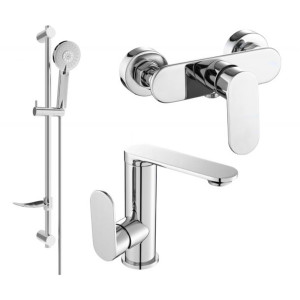 Mexen Milo DF40 zestaw prysznicowy, chrom - 713054DF40-00