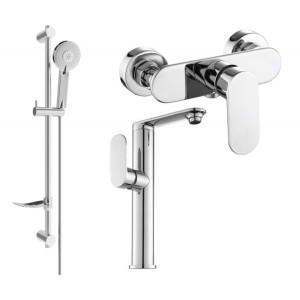 Mexen Milo DF40 zestaw prysznicowy, chrom - 713154DF40-00