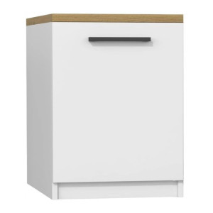 Szafka Kuchenna D-60/82 Biały Mat Blat Artisan