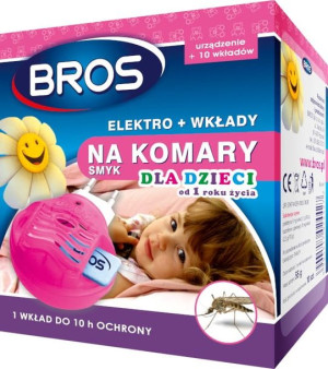 Bros elektro + 10 wkładów na komary smyk