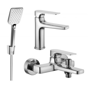 Mexen Lynx R62 zestaw wannowy, chrom - 745903R62-00