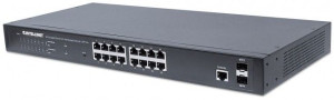 Intellinet 561341 Switch 16p Gigabit POE+ 2x SFP
