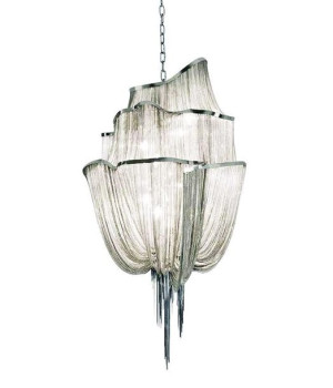 Lampa wisząca ATLANTA 2 - aluminium, stal