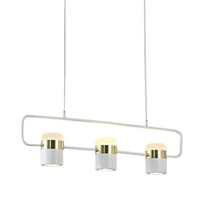 Lampa wisząca BLINK 3 biała - LED, metal