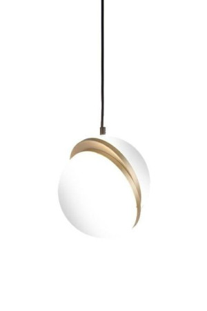 Lampa wisząca GLOBE 20 złota - LED, akryl, metal
