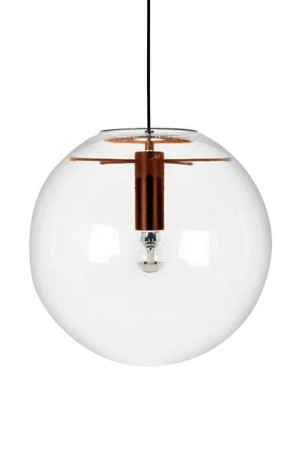 Lampa wisząca SANDRA 35 miedziana - szkło, metal