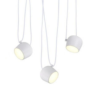 Lampa wisząca EYE 3 biała - LED, aluminium