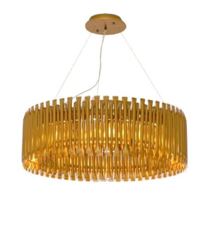 Lampa wisząca GALLIANO ciemne złoto - aluminium, stal węglowa