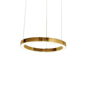 Lampa wisząca RING 40 złota - LED, stal