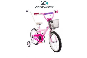 Rower Kands 16" PATROL VELO różowo-biały mat