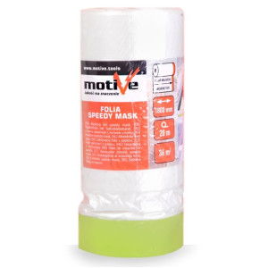 Motive Folia Malarska Z Taśmą Maskującą Speedy Mask 1800mm X 20m 010237