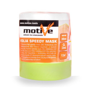Motive Folia Malarska Z Taśmą Maskującą Speedy Mask 300mm X 33m 010234