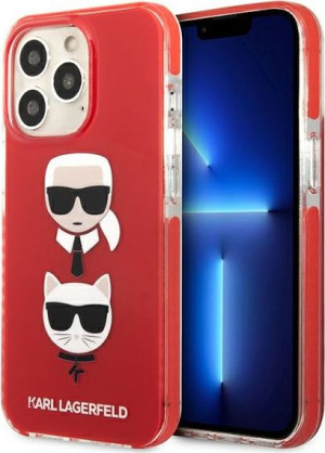 Etui Karl Lagerfeld KLHCP13LTPE2TR Apple iPhone 13 Pro hardcase czerwony/re