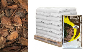 Kora Sosnowa Ogrodowa Naturalna Uniwersalna 80l 42szt