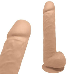 Ogromne Dildo ZMIENNA TWARDOŚĆ z przyssawką 38cm