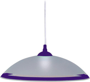Biało-niebieska kuchenna lampa wisząca - S563-Mersa