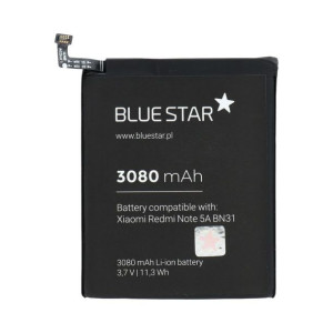 Bateria do XIAOMI Redmi Note 5A/5X BN31 3080 mAh Li-Ion Blue Star