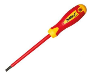 Dedra Wkrętak Izolowany, Śrubokręt Elektryczny Płaski 2,5x75mm 06b001