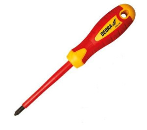 Dedra Wkrętak Izolowany, Śrubokręt Elektryczny Krzyżowy 1x80mm 06b011