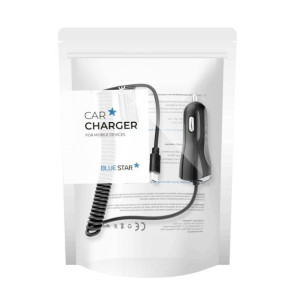 Ładowarka samochodowa z kablem USB typ C 2A Uniwersalna Blue Star