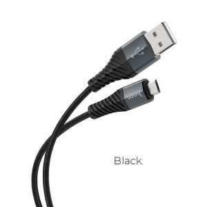 Hoco kabel USB do micro COOL X38 1 metr czarny