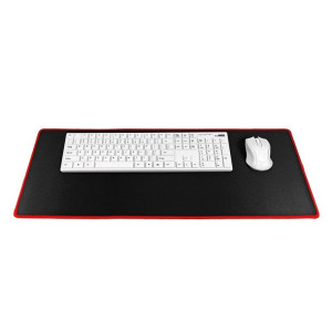 Podkładka pod klawiaturę i mysz dla graczy 700x300x3mm/czarny/obszycie czer