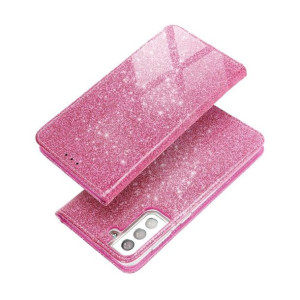 Kabura Forcell SHINING Book do SAMSUNG S20 Ultra różowy