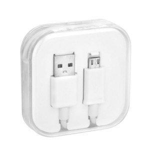 Kabel micro USB biały BOX