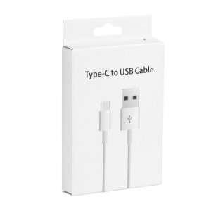Kabel USB Typ C 3.0 HD2 1 metr biały BOX