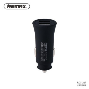 Remax ładowarka samochodowa ROCKET 2xUSB 2,4A RCC217 czarna