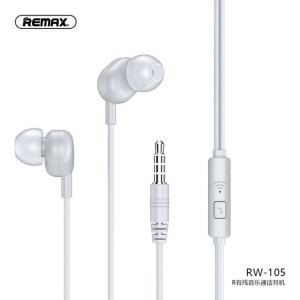 Remax zestaw słuchawkowy/słuchawki RW-105 białe