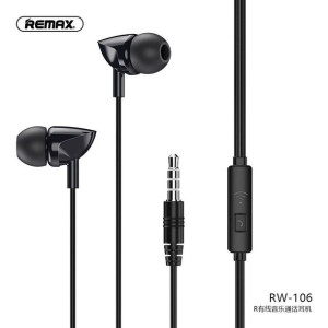 Remax zestaw słuchawkowy/słuchawki RW-106 czarne