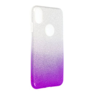 Futerał Forcell SHINING do iPhone XS Max 6,5" transparent/fiolet