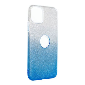 Futerał Forcell SHINING do iPhone 11 PRO MAX 6.5" transparent/niebiesk
