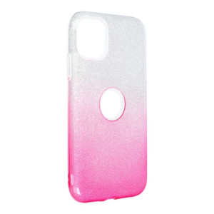 Futerał Forcell SHINING do iPhone 11 6,1 transparent/róż