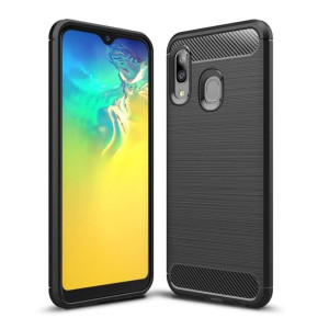 Futerał Forcell CARBON do Samsung A20E czarny